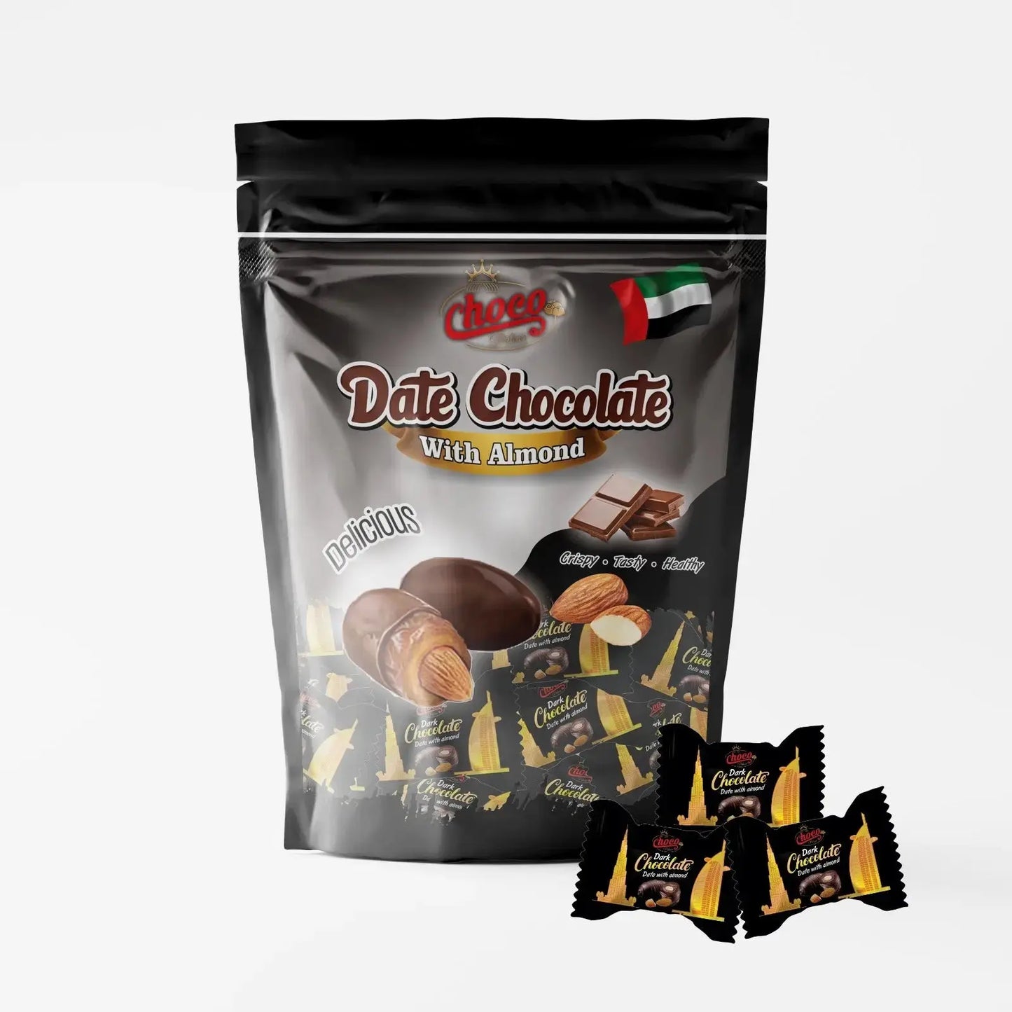 Date Chocolate - Dark Chocolate + kitkat flavour + Galaxy flavour Offer 400 gm*3 Choco Palace