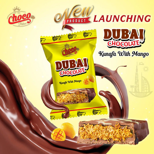 Dubai Kunafa Chocolate With Mango flavor 20 GM Choco Palace
