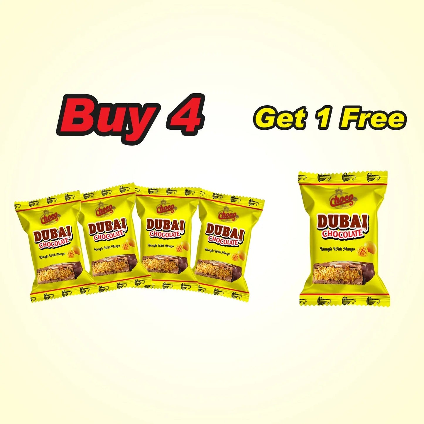 Dubai Kunafa Chocolate With Mango flavor 20 GM Choco Palace