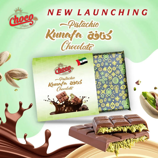 Kunafa Chocolate Pistachio - 50 gm Choco Palace