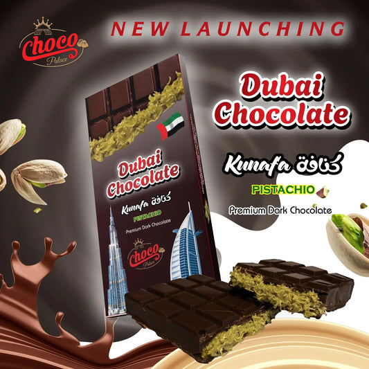 Kunafa Dark chocolate pistachio 200 GM Choco Palace