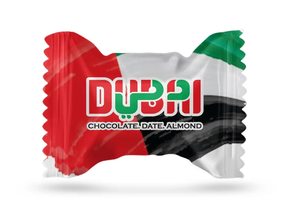 Date Chocolate with Almonds- Dubai Flavor Choco Palace