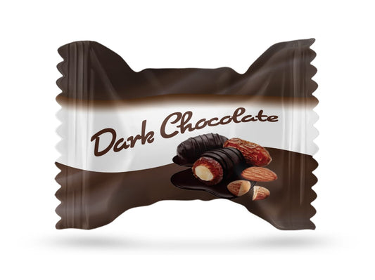 Date Chocolate with Almonds- Dark Chocolate