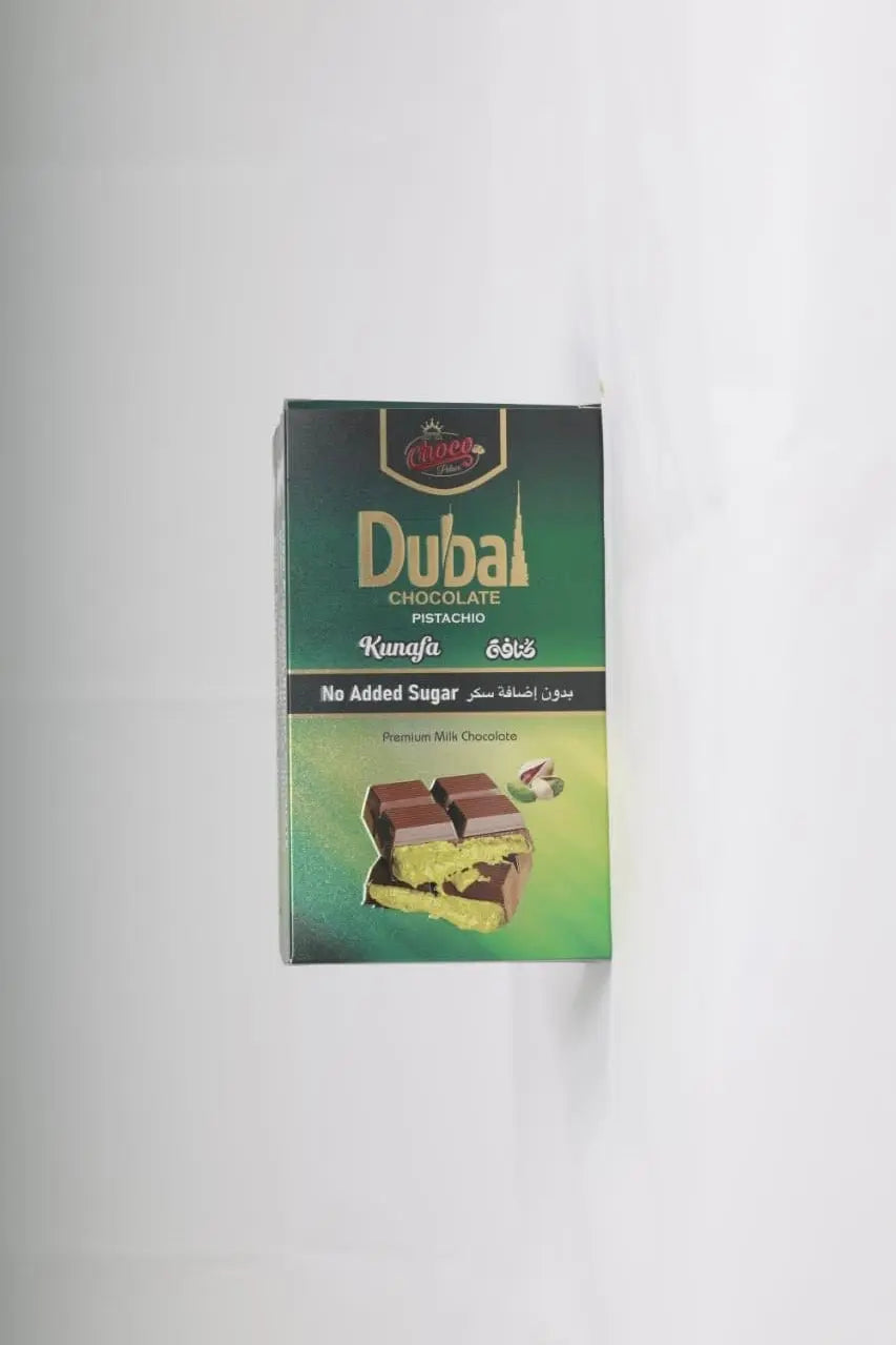 Kunafa Chocolate pistachio Sugar Free 100 gm Choco Palace