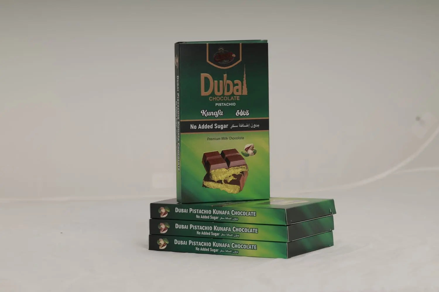 Kunafa Chocolate pistachio Sugar Free 100 gm Choco Palace